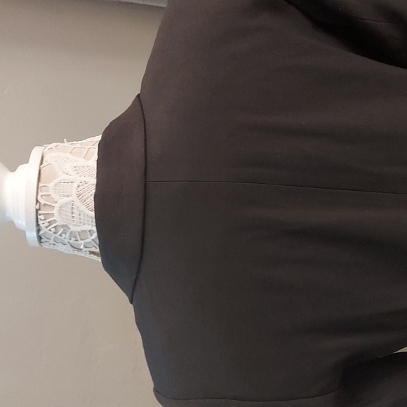 LOFT Olive Green Open Front 3/4 Length Sleeve Blazer - Picture 11 of 13